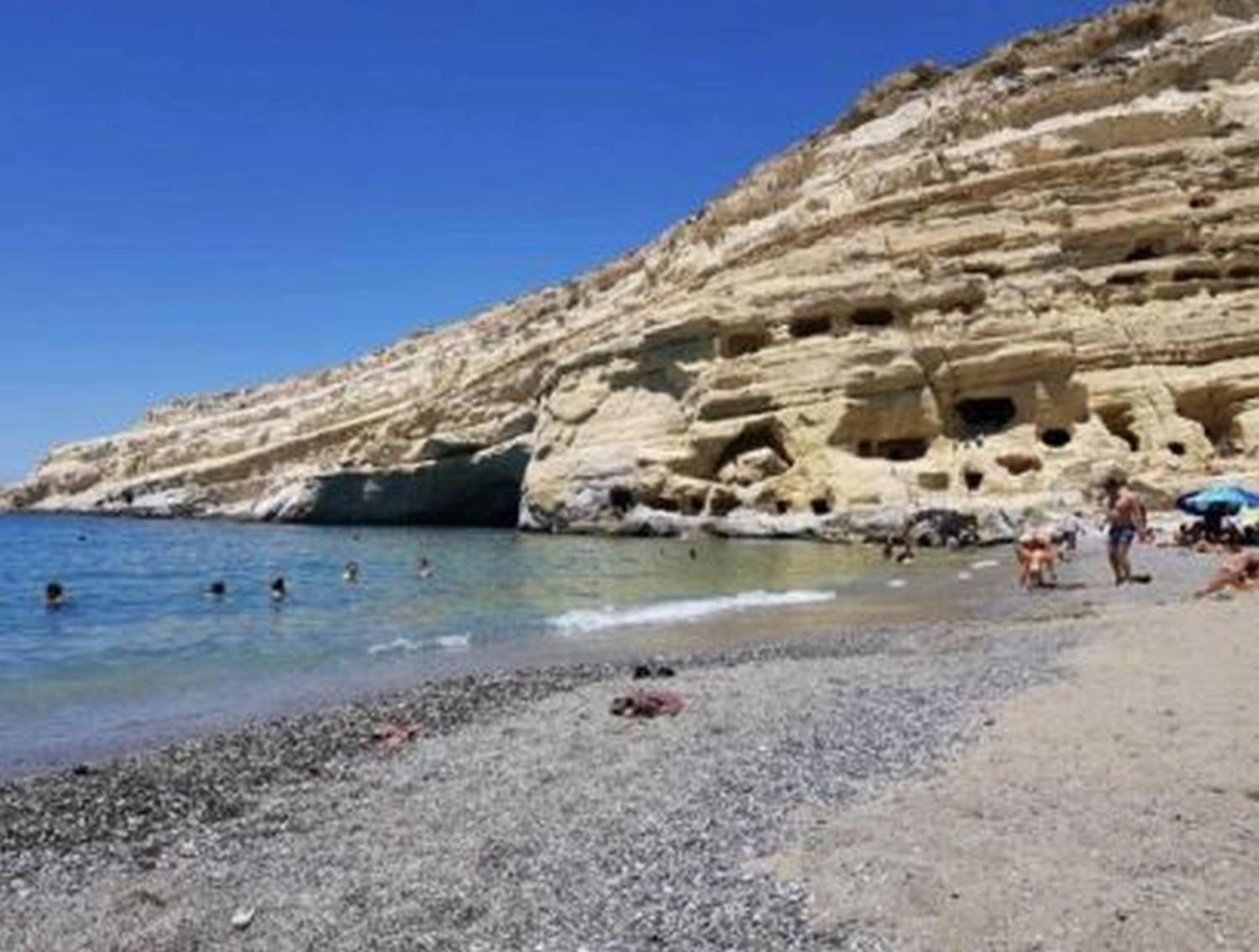 Stone House Elefteria Near Matala Beach Petrokefálion Exterior foto